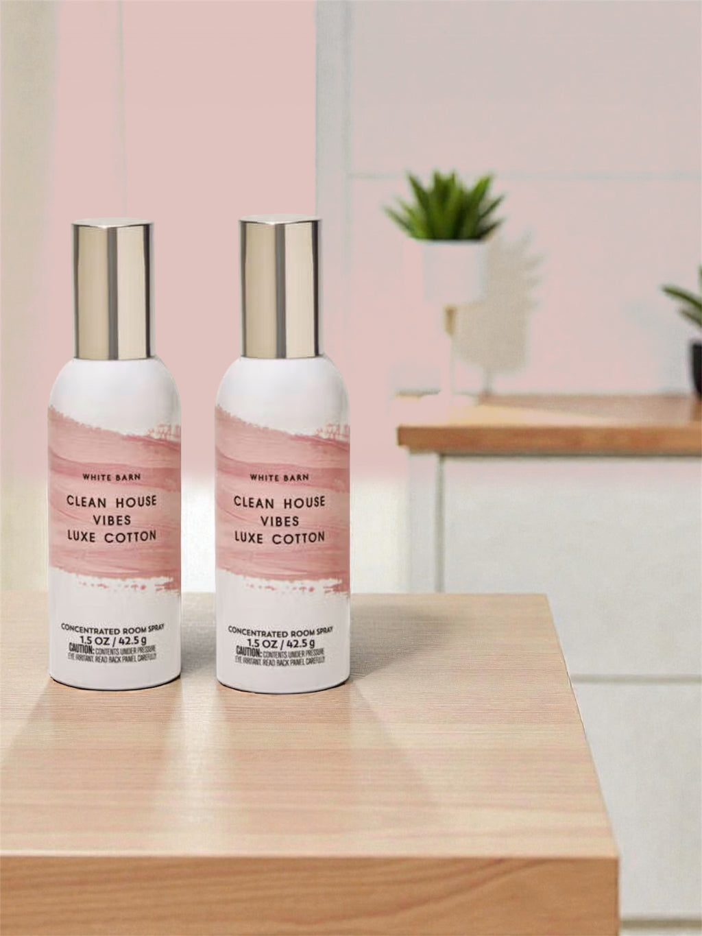 White &Barn Clean House V Luxe Cotton Concentrated Room Spray, 1.5 OZ, 2 Pack