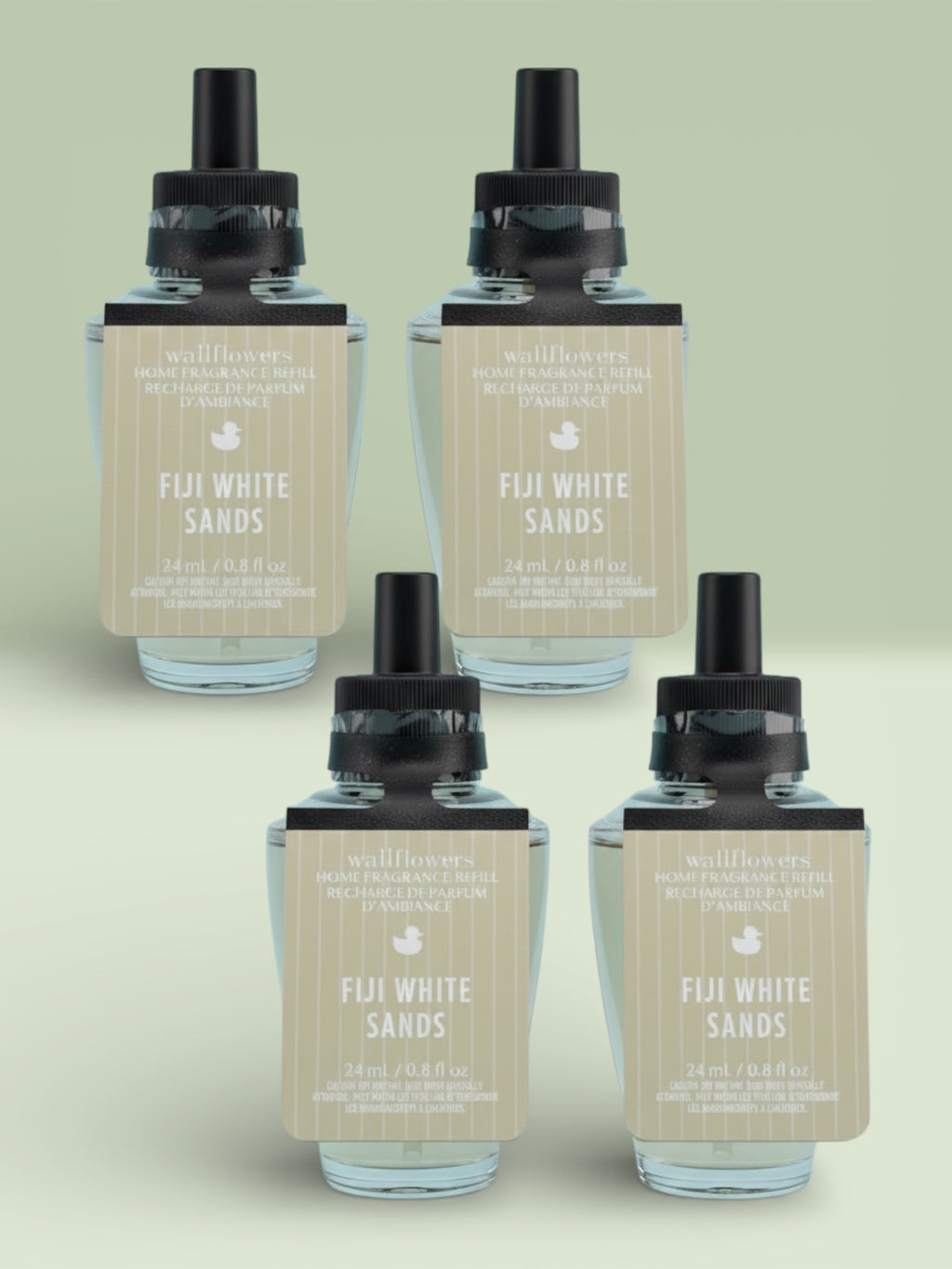 Wallflowers Fiji White Sands Home Fragrance Refill, 0.8 fl oz, 4 Pack