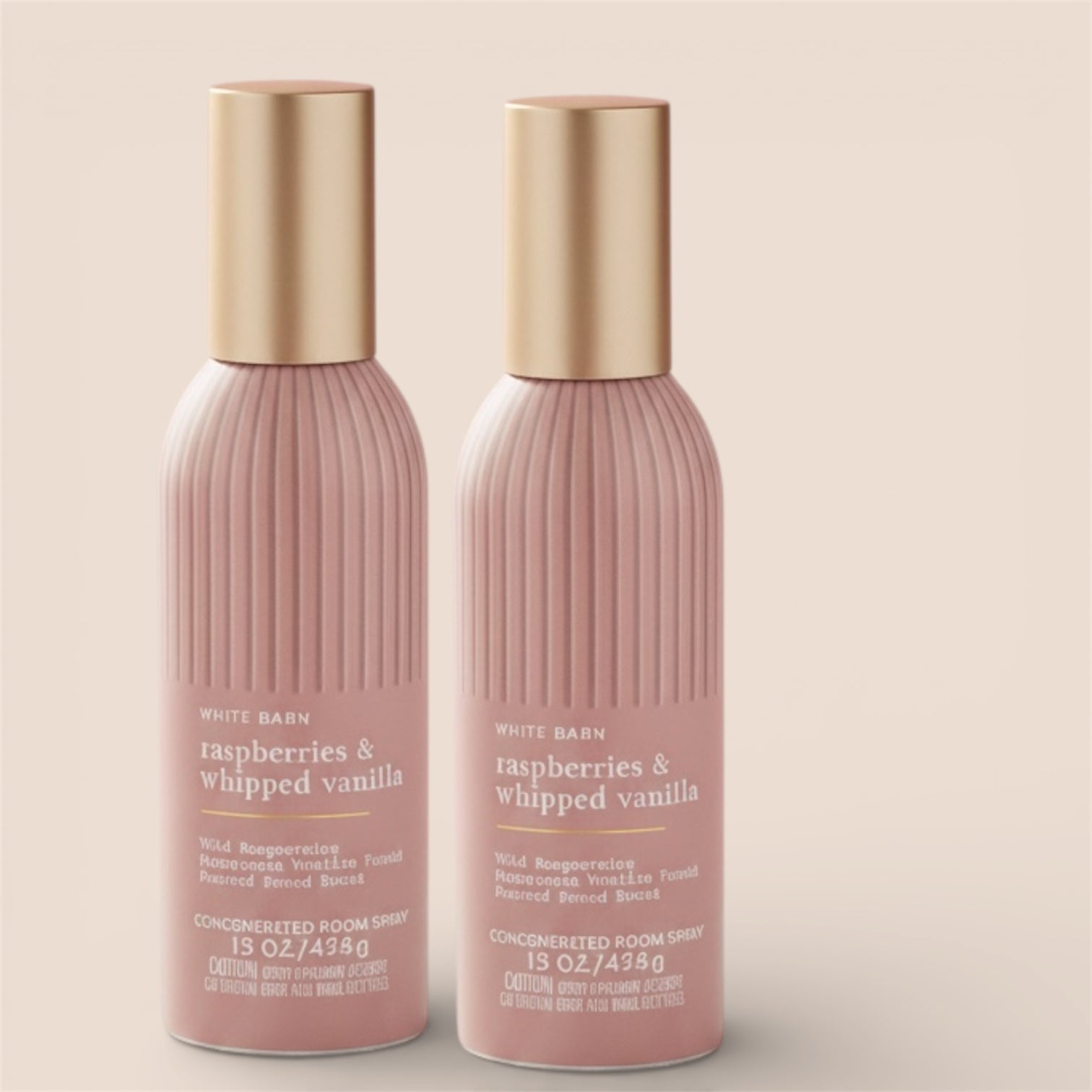 White& Barn Raspberries & Whipped Vanilla Concentrated Room Spray, Pink, 1.5 OZ/42g, 2-Pack