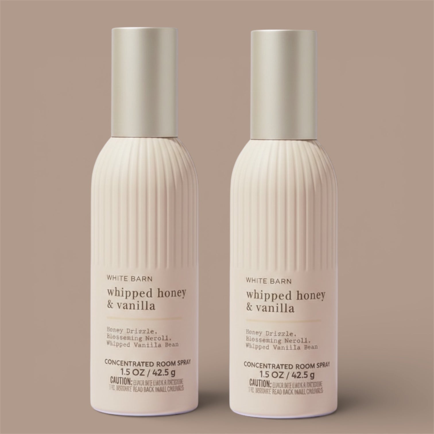 WHITE &BARN Whipped Honey & Vanilla Concentrated Room Spray, 1.5 OZ/42.5g, 2-Pack, Honey Drizzle Blossoming Neroli