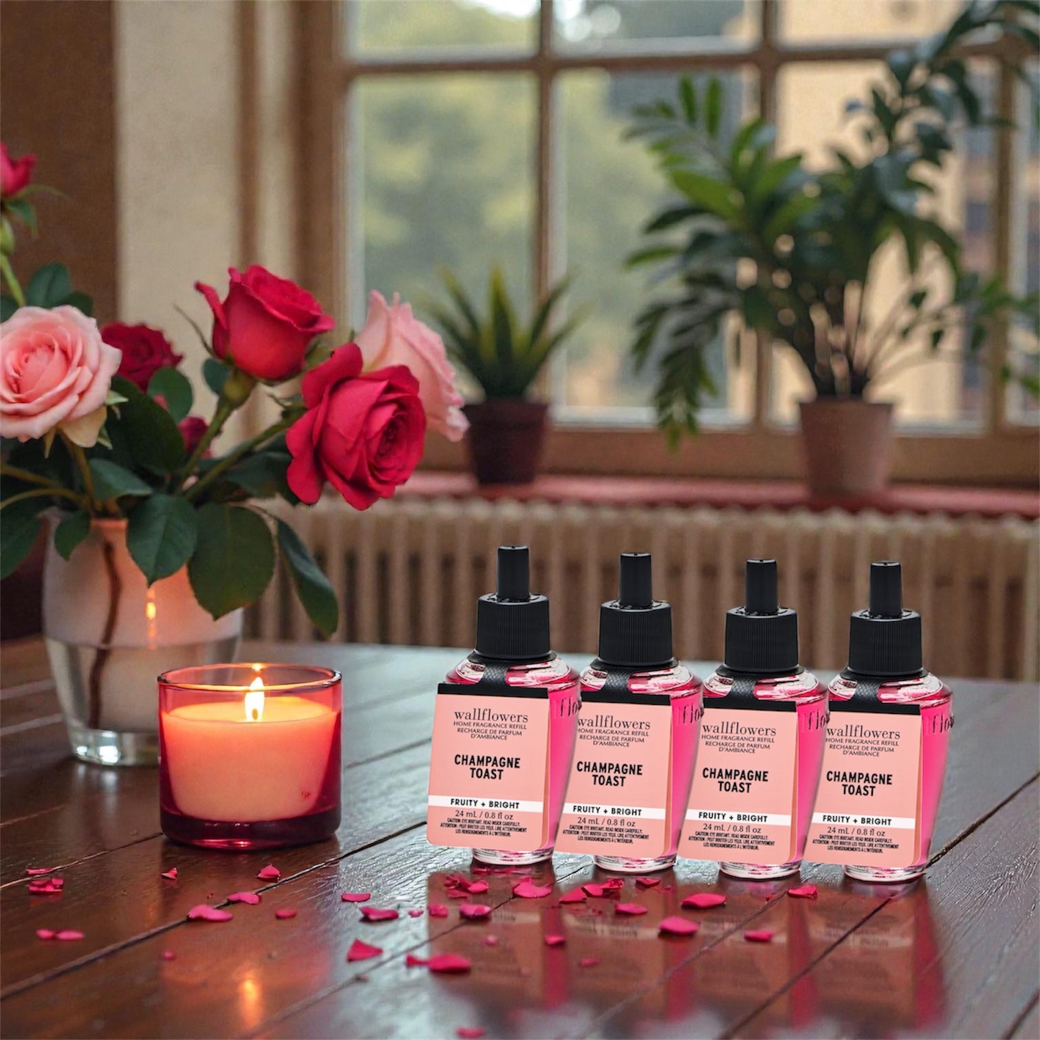 Wallflowers Champagne Toast Home Fragrance Refill, Fruity & Bright, 24 mL / 0.8 fl oz