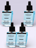 Wallflowers Sandbar Home Fragrance Refill, Fresh + Clean Scent, 24 mL / 0.8 fl oz, 4 Pack