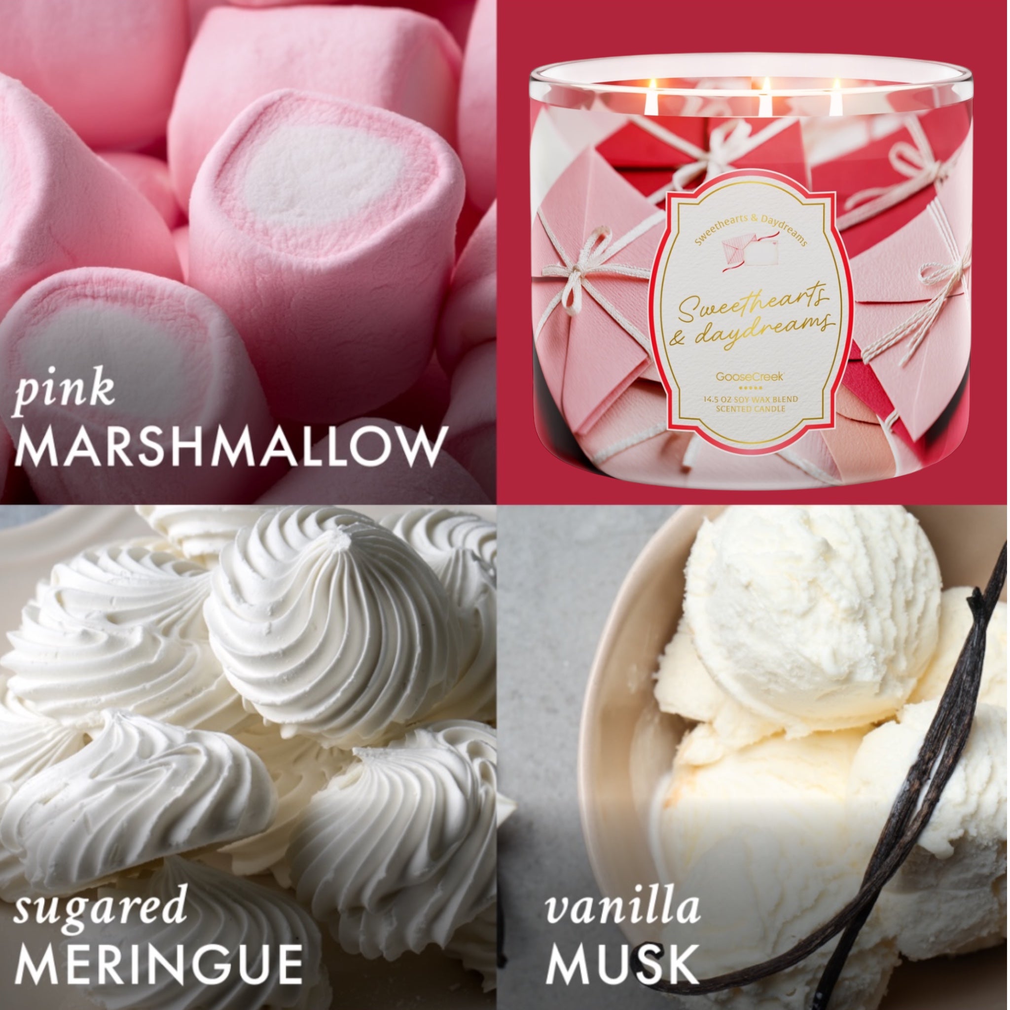 Candle 14.5 oz Sweethearts & daydreams & love from the heart artisanal Goat Milk soap
