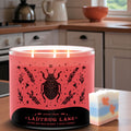 LadyBug Lane Candle 14.5oz +Artisanal Soap (Birds in Love design)