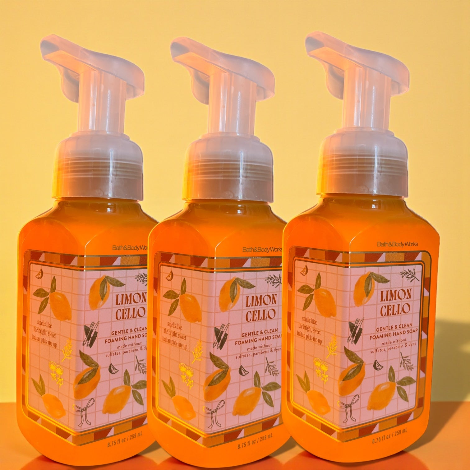 Hand Soap Limoncello Set of 3 (8.75 fl oz ea)