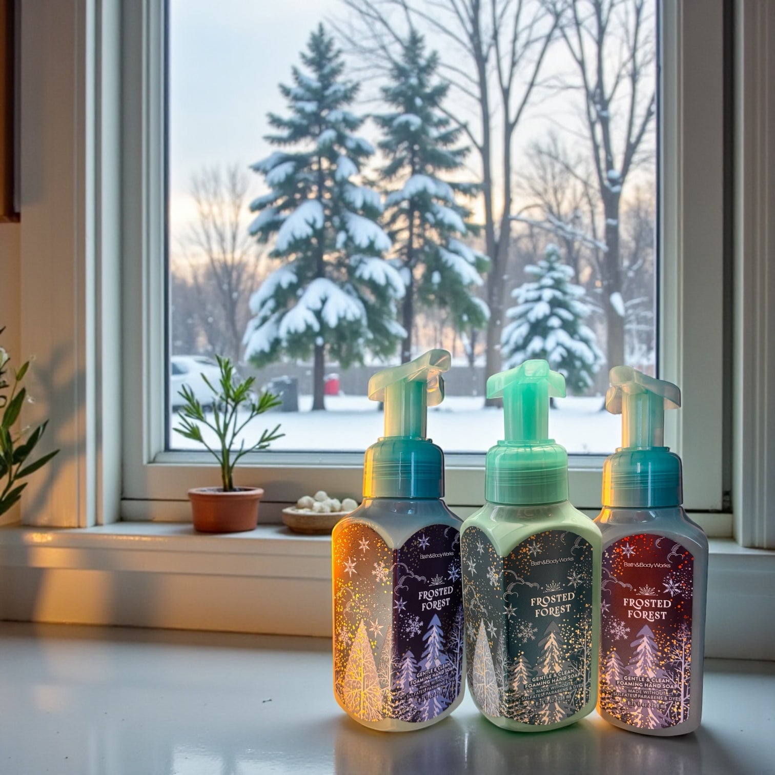 Hand Soap Soap Frosted Forest set of 3 (8.75fl oz ea)