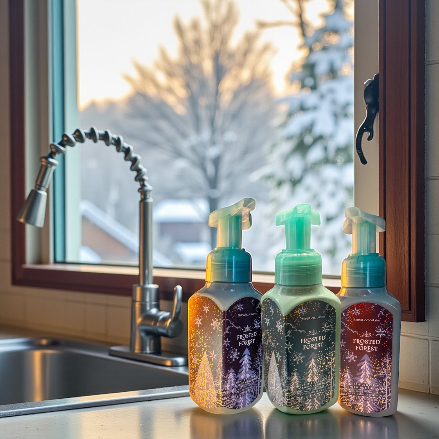 Hand Soap Soap Frosted Forest set of 3 (8.75fl oz ea)