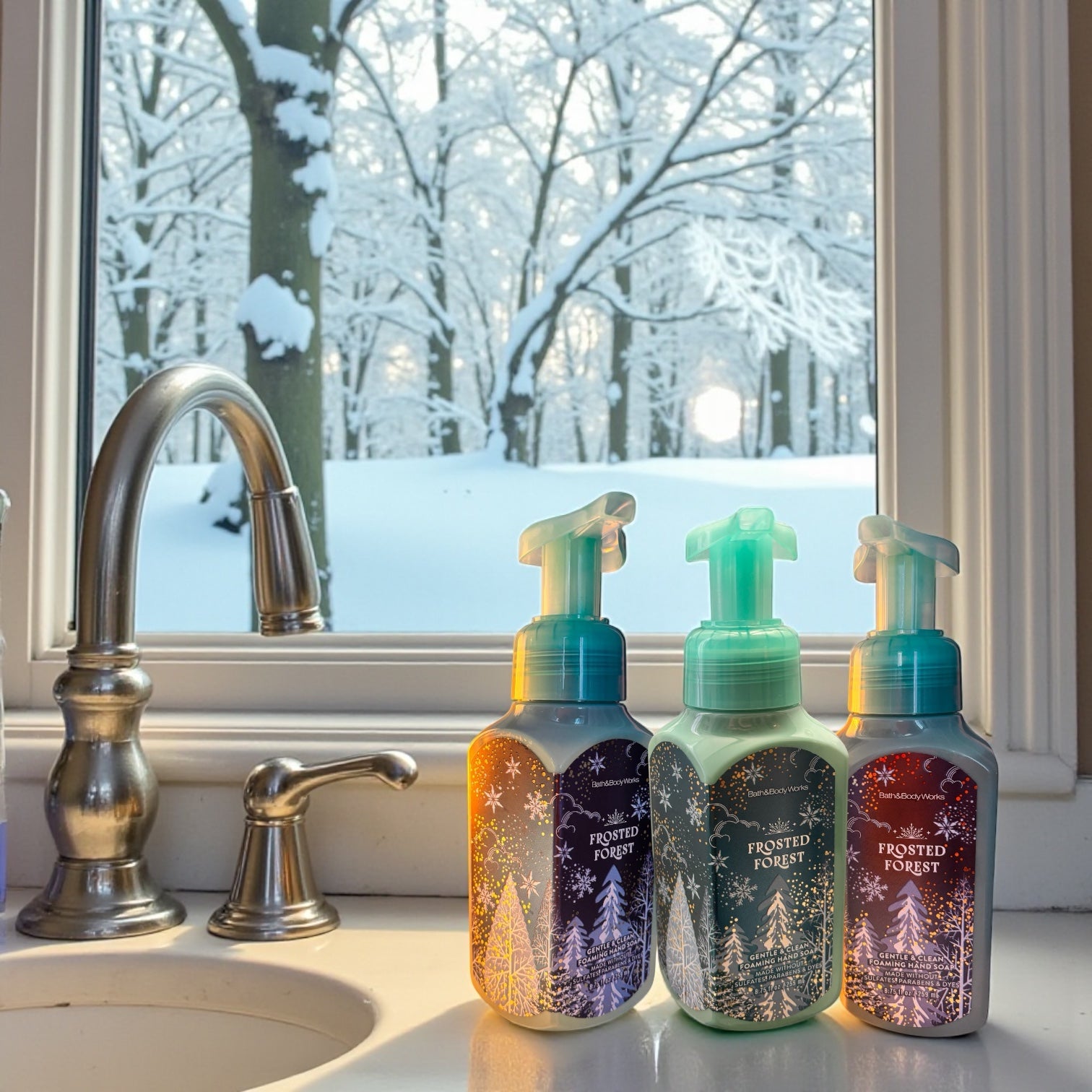Hand Soap Soap Frosted Forest set of 3 (8.75fl oz ea)