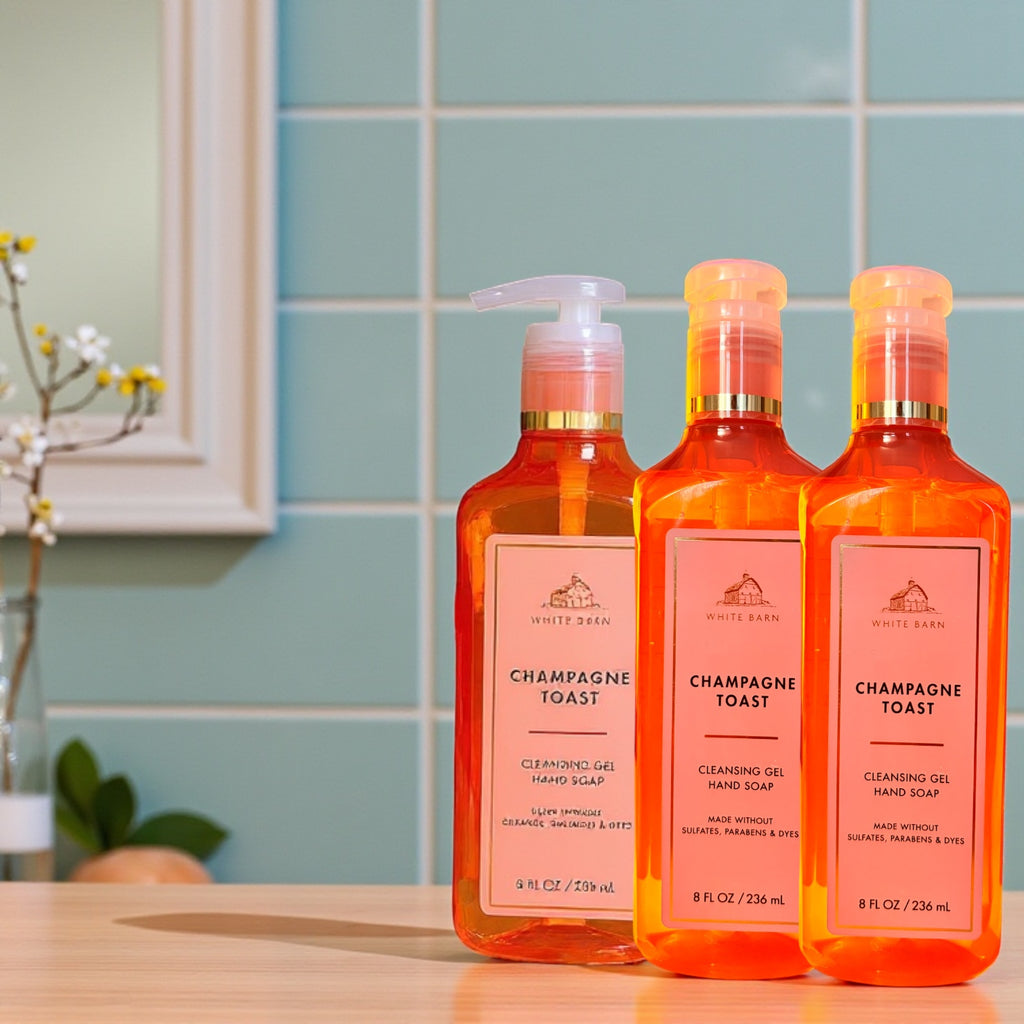 Hand Soap Champagne toast set of 3 (8fl oz ea)