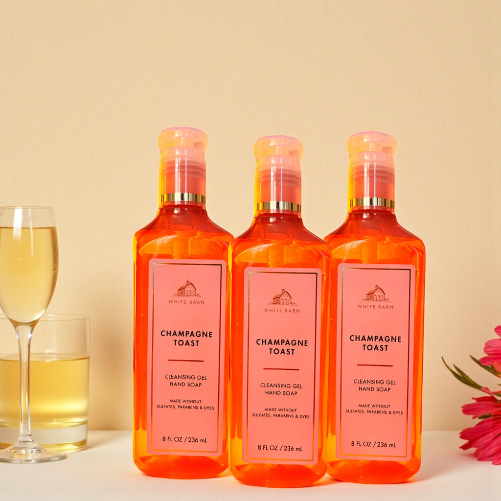 Hand Soap Champagne toast set of 3 (8fl oz ea)