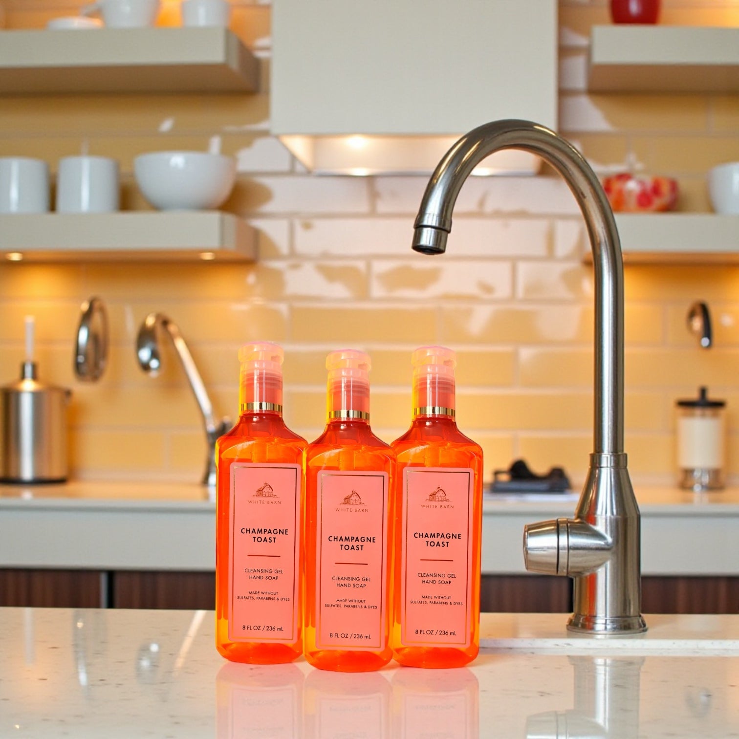 Hand Soap Champagne toast set of 3 (8fl oz ea)