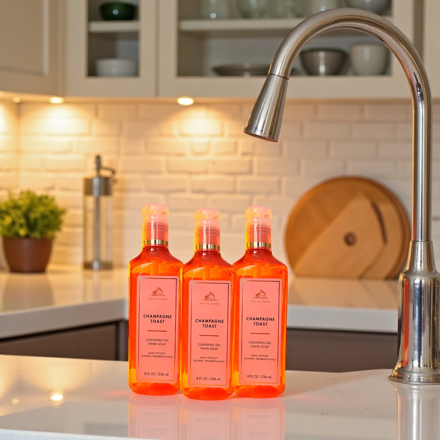 Hand Soap Champagne toast set of 3 (8fl oz ea)