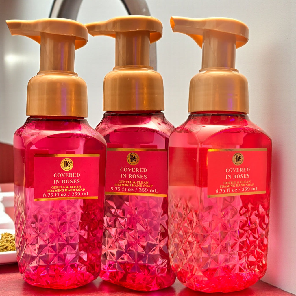 Hand soap Covered in roses set of (3 8.75fl oz ea)