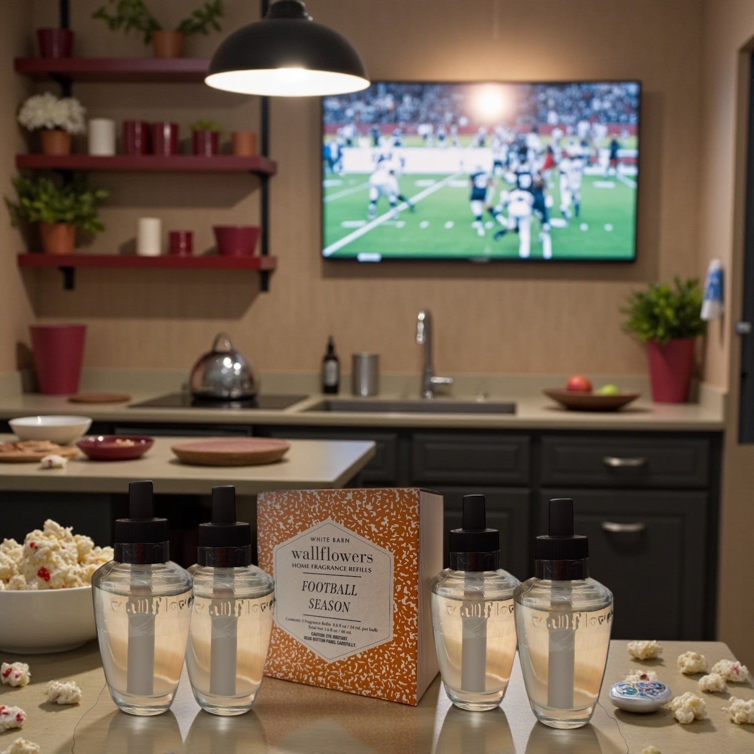 Football season wallflowers 4pack 0.8fl oz ea
