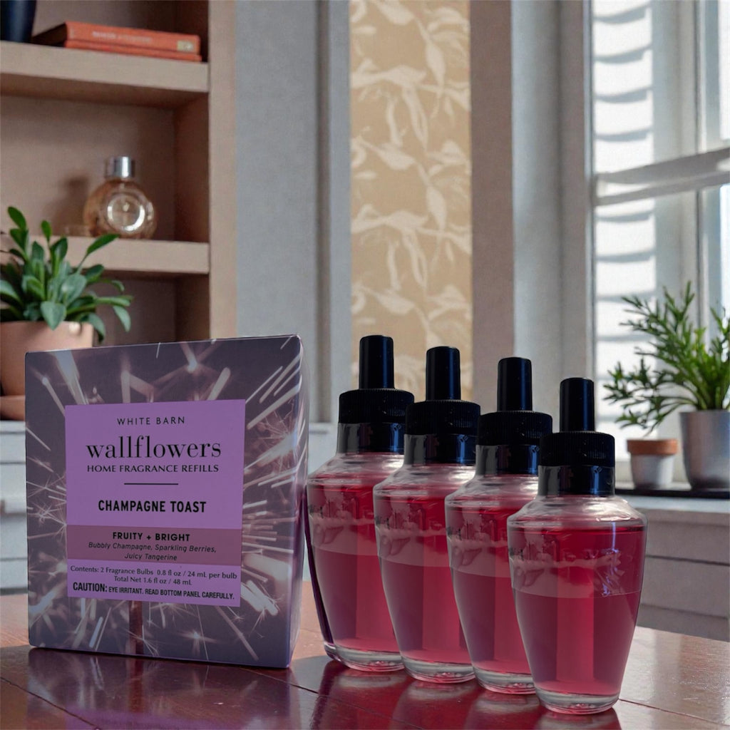 Champagne toast wallflowers 4pack 0.8 oz (ea) Home Fragrance refill plugs