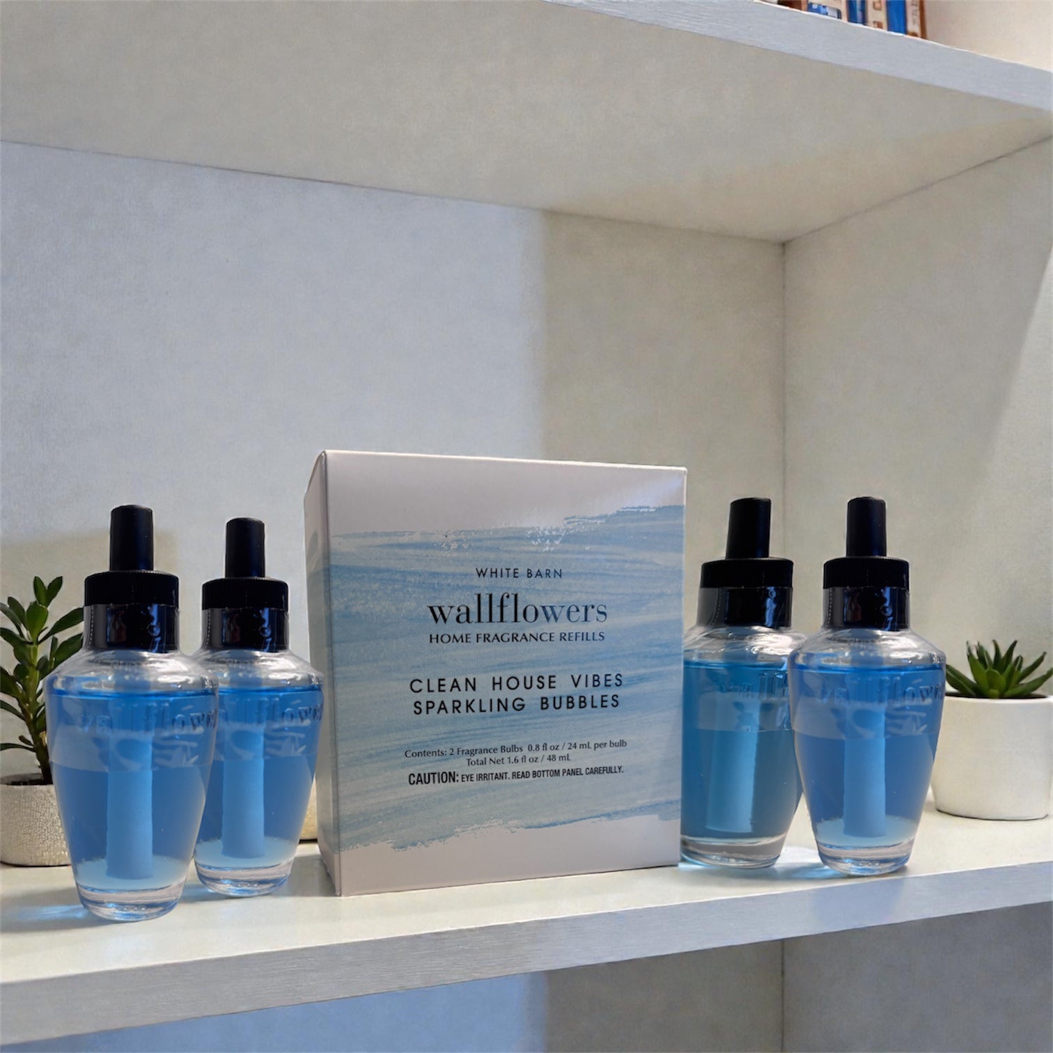 clean house vibes (sparklin bubbles) wallflowers 4pack 0.8 oz ea