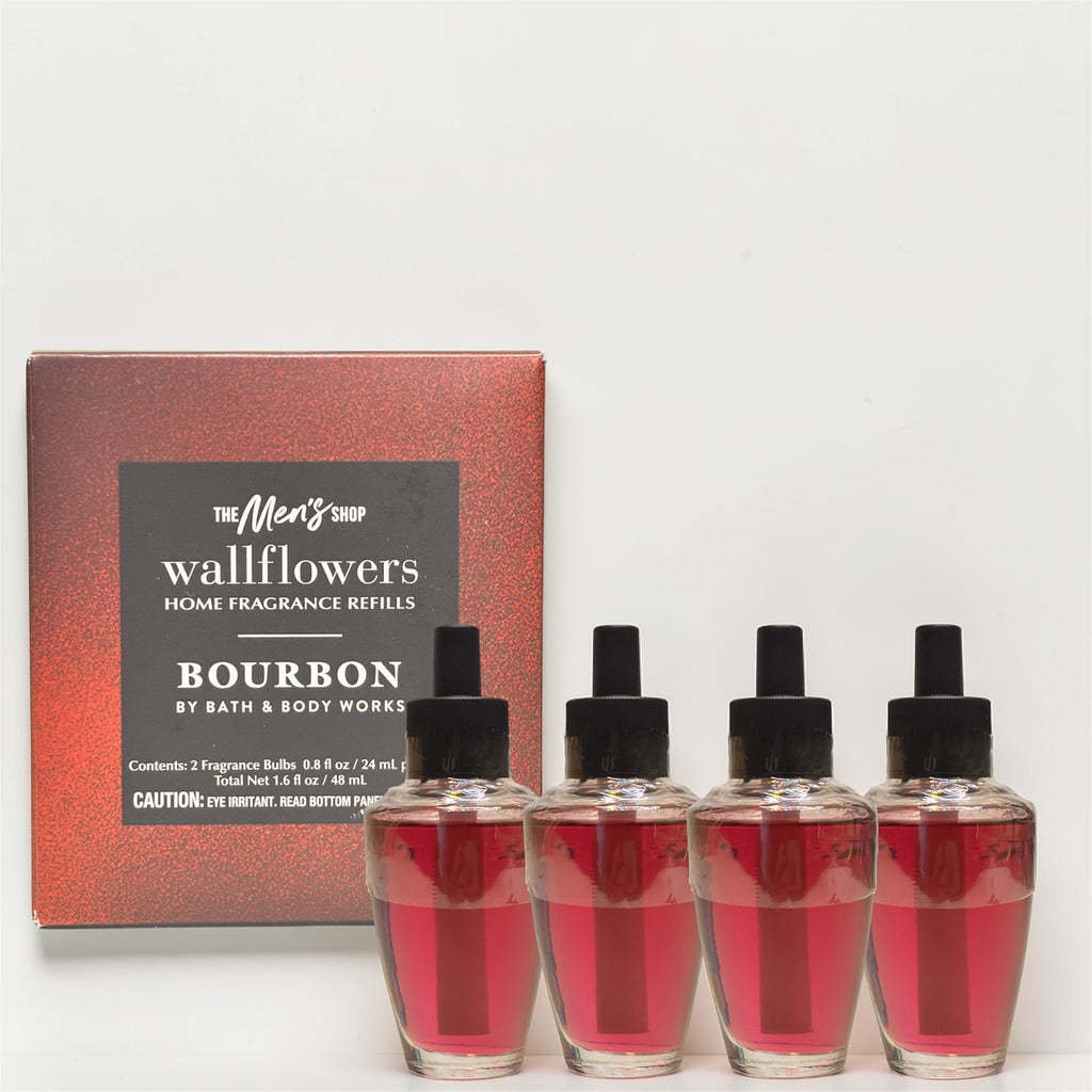 Home Fragances refill wallflowers Bourbon 4pack 0.8oz (ea) the men shop fragances