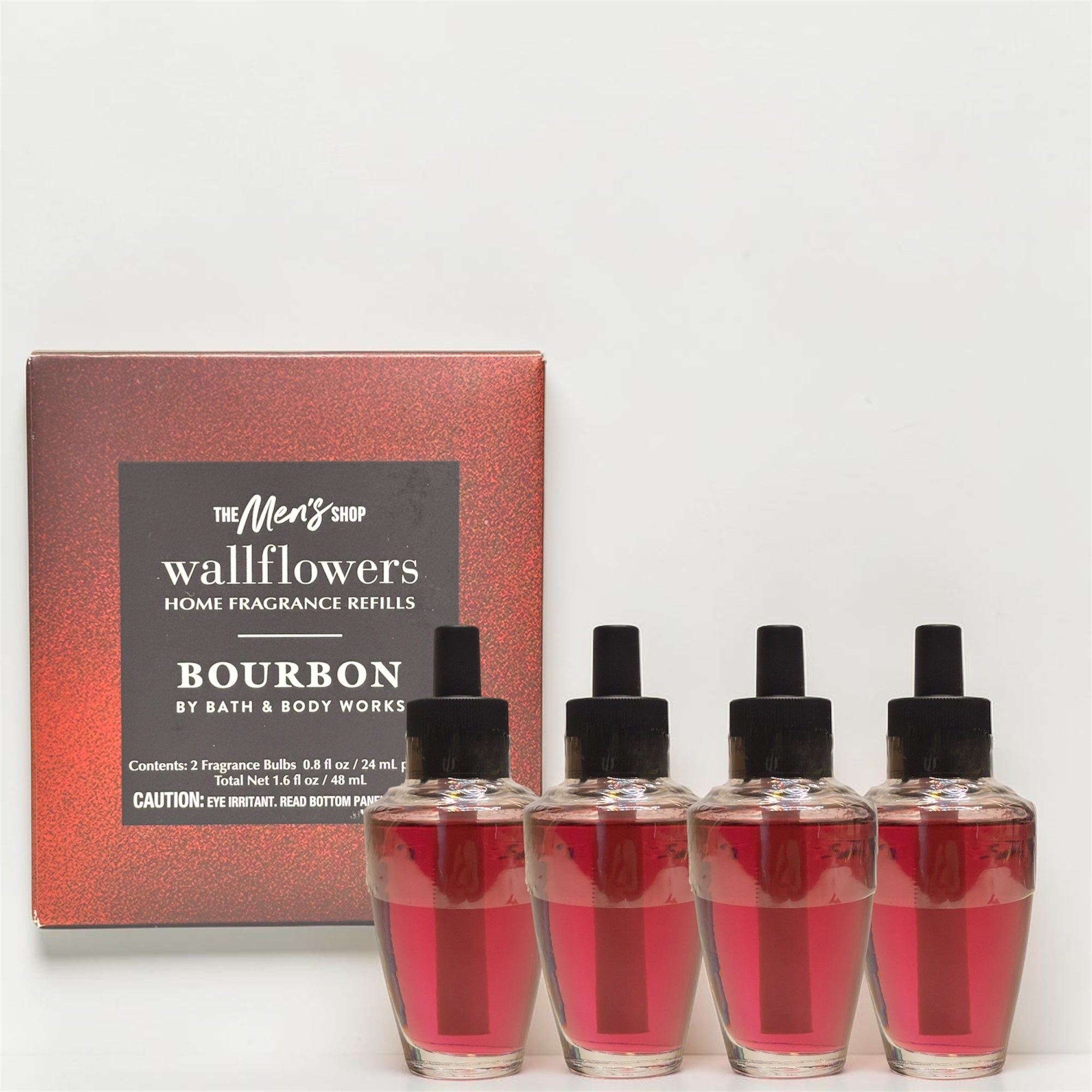 Home Fragances refill wallflowers Bourbon 4pack 0.8oz (ea) the men shop fragances