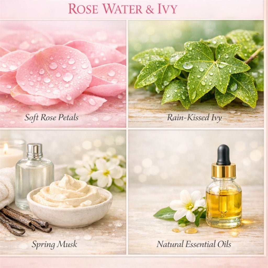 Rose Water & Ivy White Barn Wallflowers Refill 4pack Botanicals & Blooms Home Fragrances Plugs