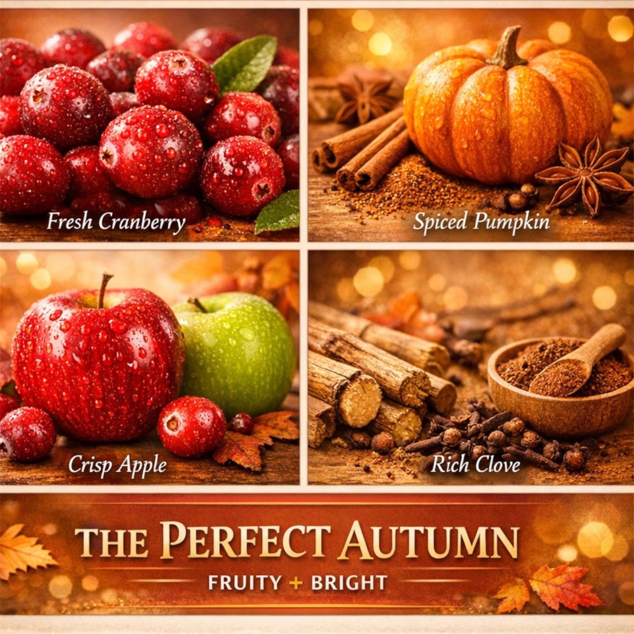 White Barn The Perfect Autumn Wallflowers Refill 4pack /Home fragrances Plugs