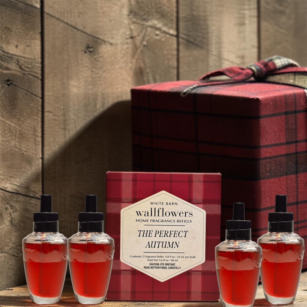 White Barn The Perfect Autumn Wallflowers Refill 4pack /Home fragrances Plugs