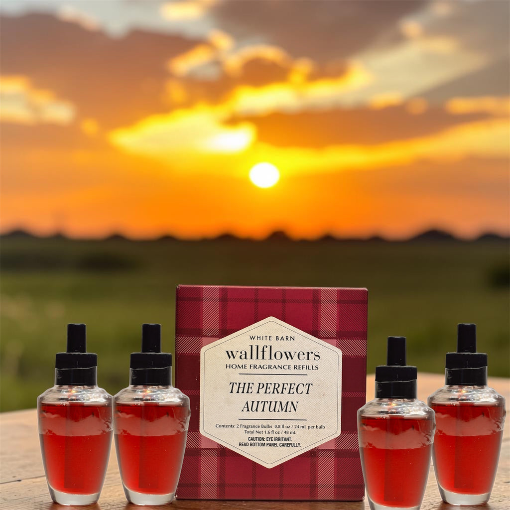 White Barn The Perfect Autumn Wallflowers Refill 4pack /Home fragrances Plugs