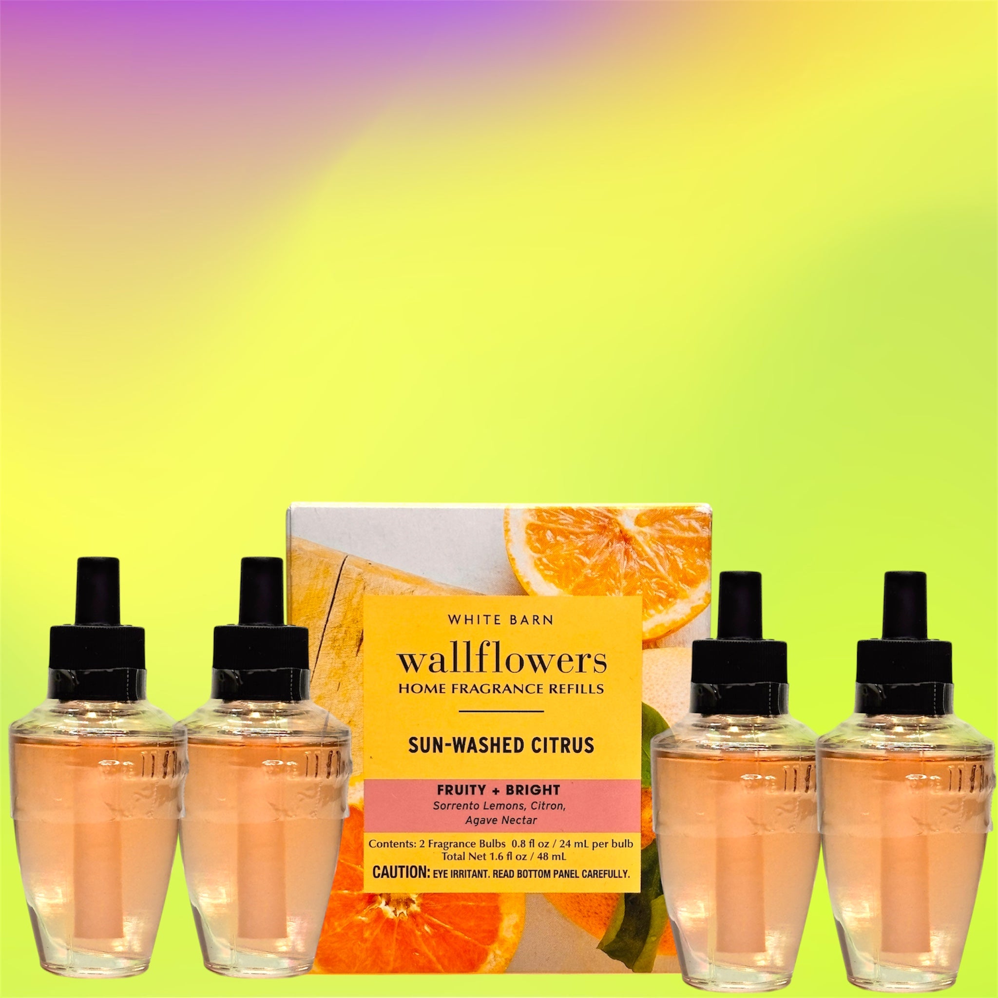 White Barn Wallflowers Sun- Washed Citrus / Home Fragrance Refill Plugs