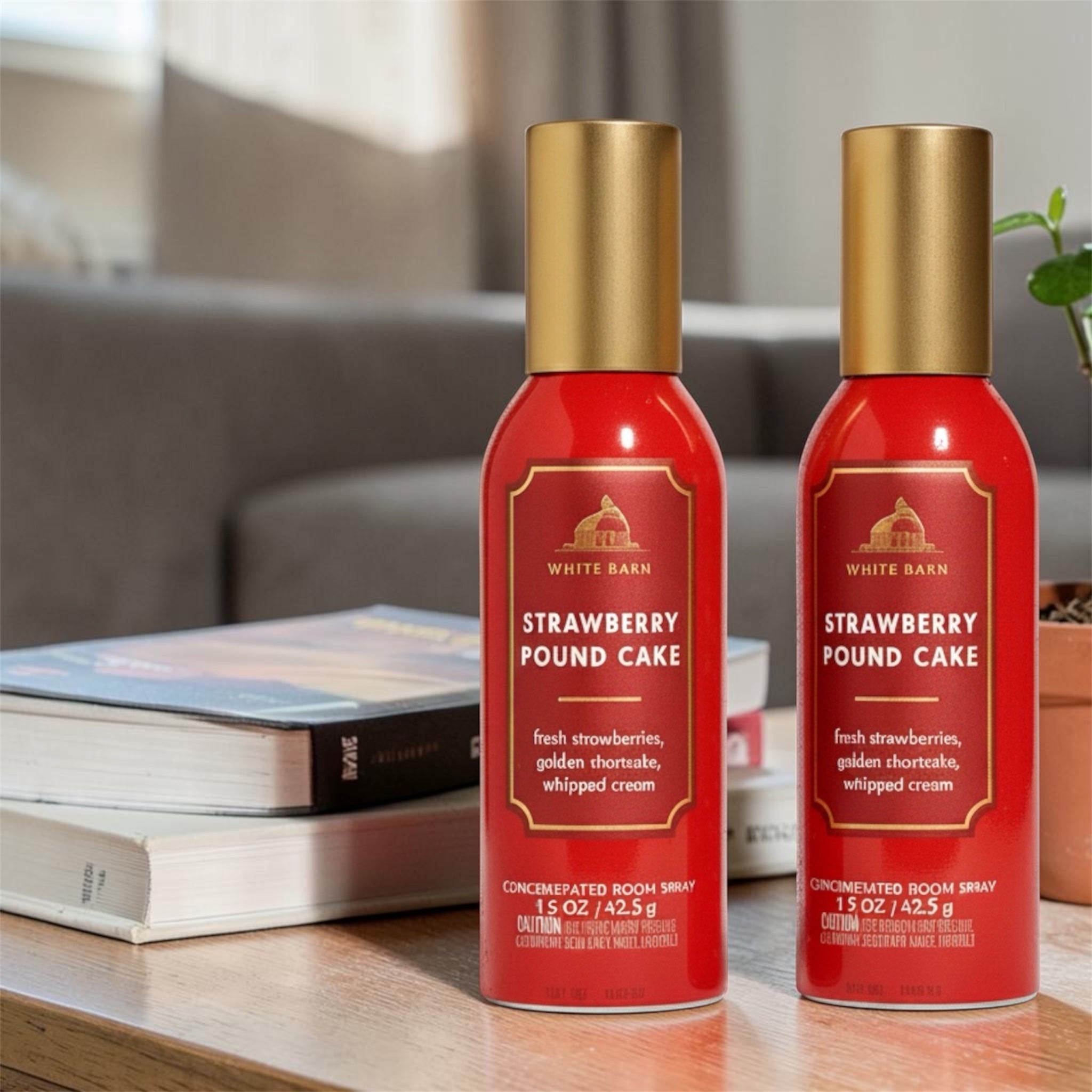 Strawberry Pound Cake Room Spray set of two (1.5 oz each)