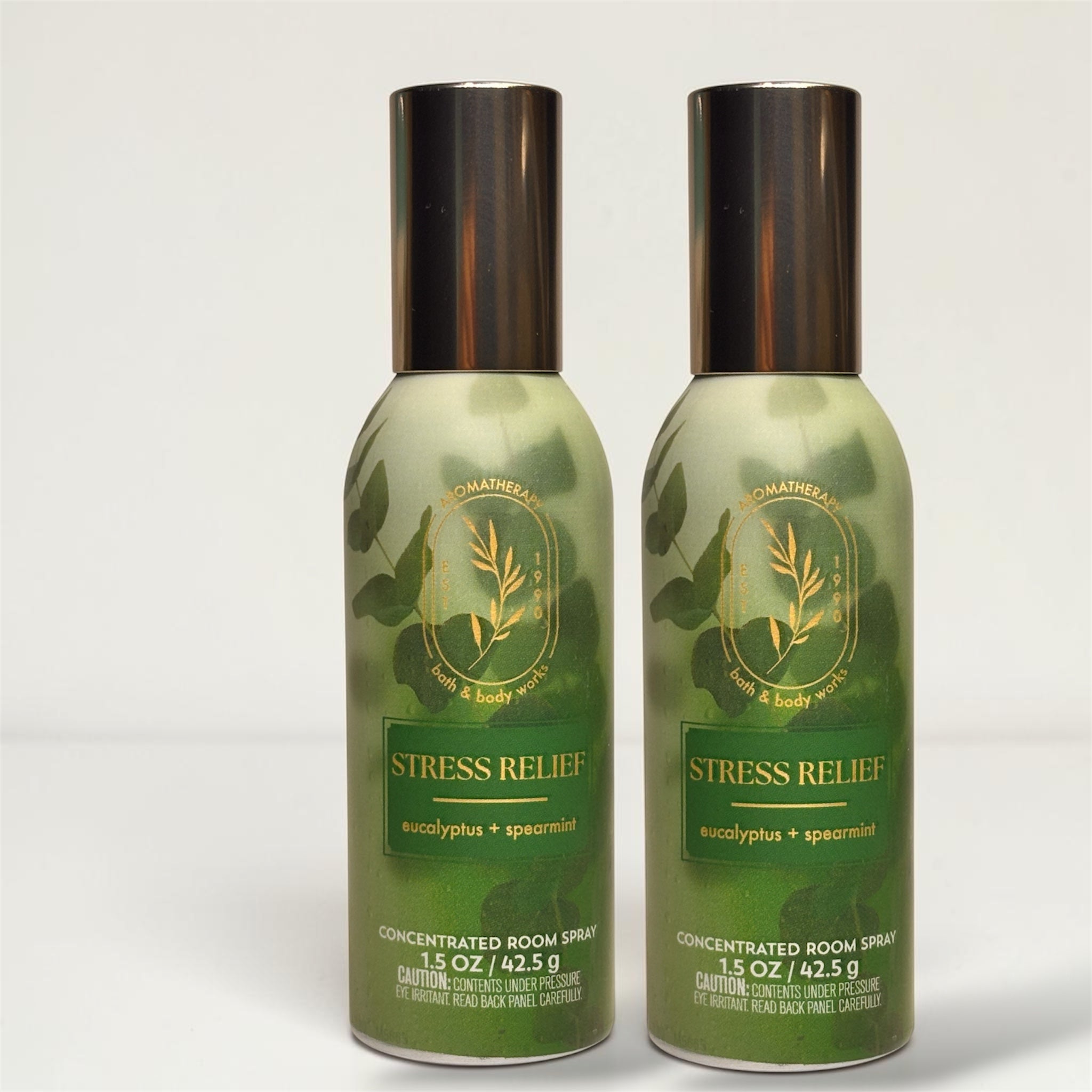 Eucalyptus Spearmint Stress Relief Room Spray set of two 1.5 oz each
