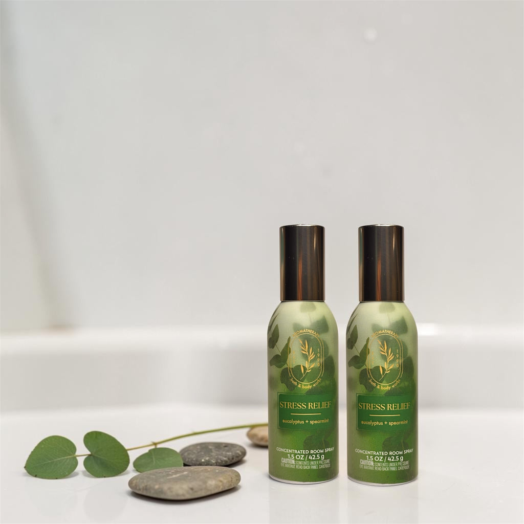 Eucalyptus Spearmint Stress Relief Room Spray set of two 1.5 oz each