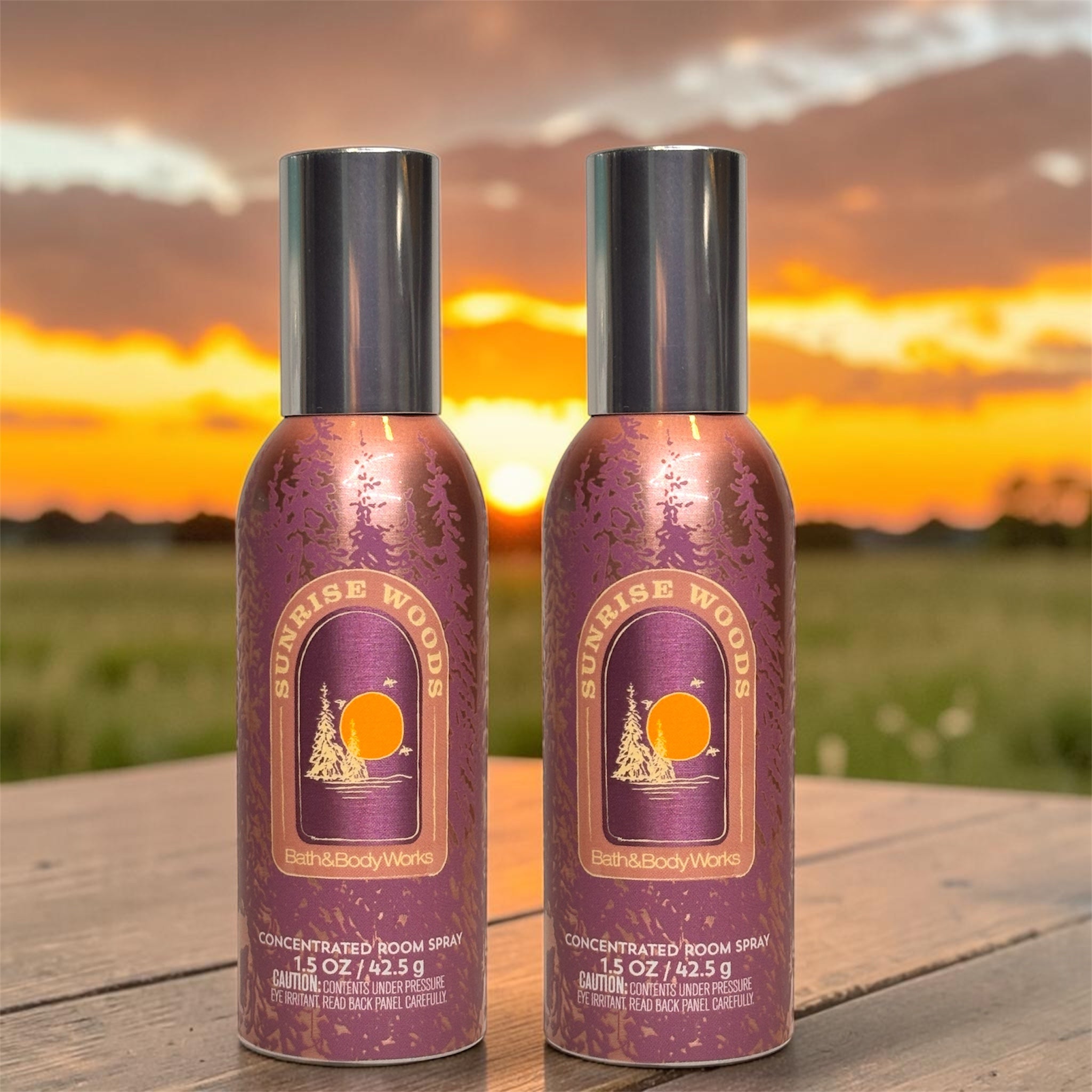 Sunrise Woods Room Spray Set of two 1.5 oz each