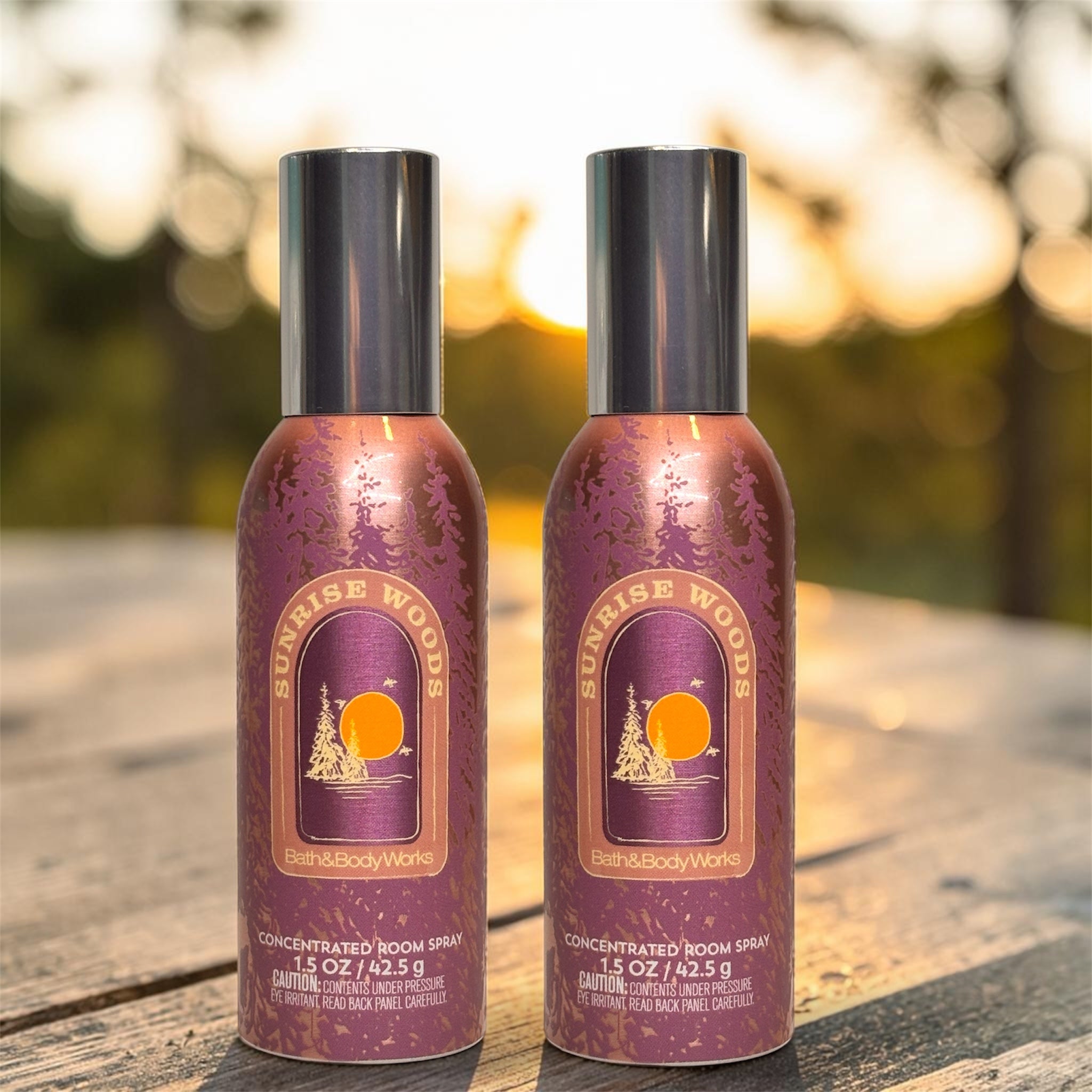 Sunrise Woods Room Spray Set of two 1.5 oz each