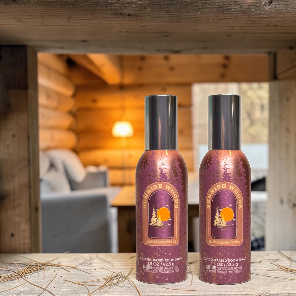 Sunrise Woods Room Spray Set of two 1.5 oz each