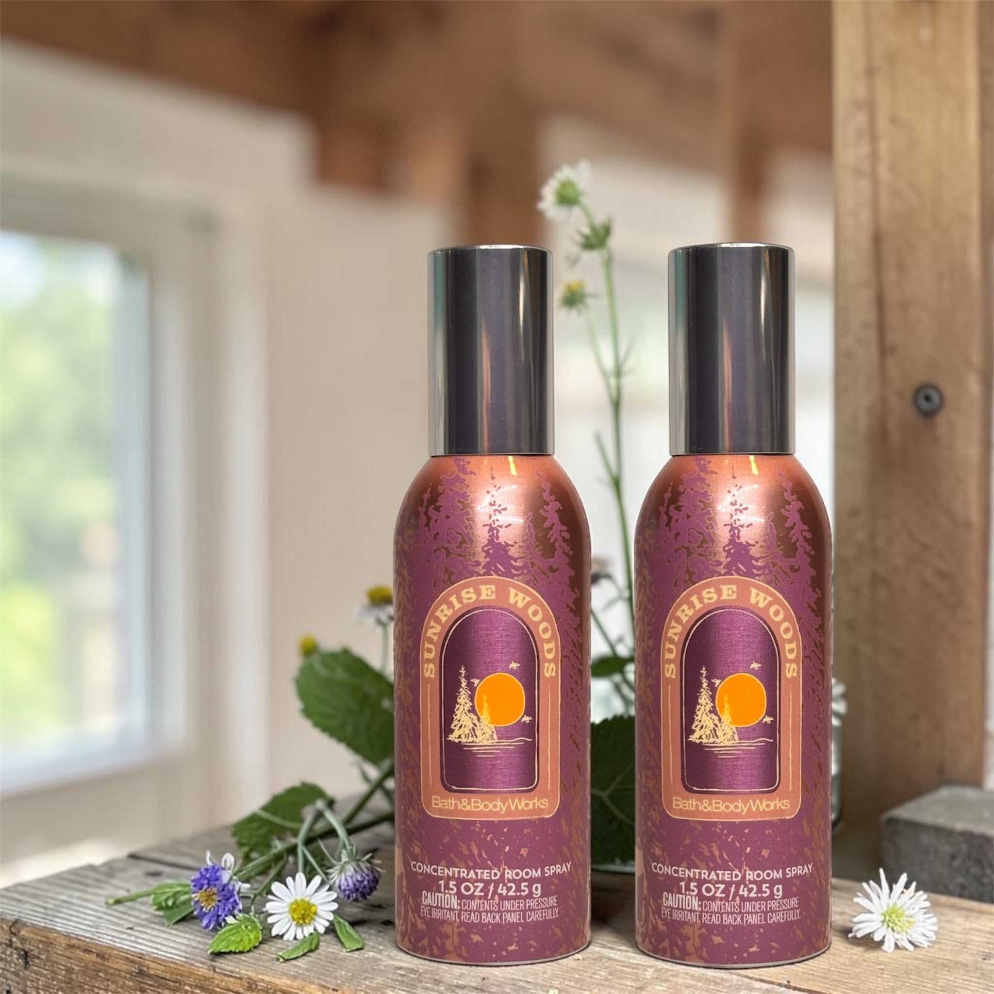 Sunrise Woods Room Spray Set of two 1.5 oz each