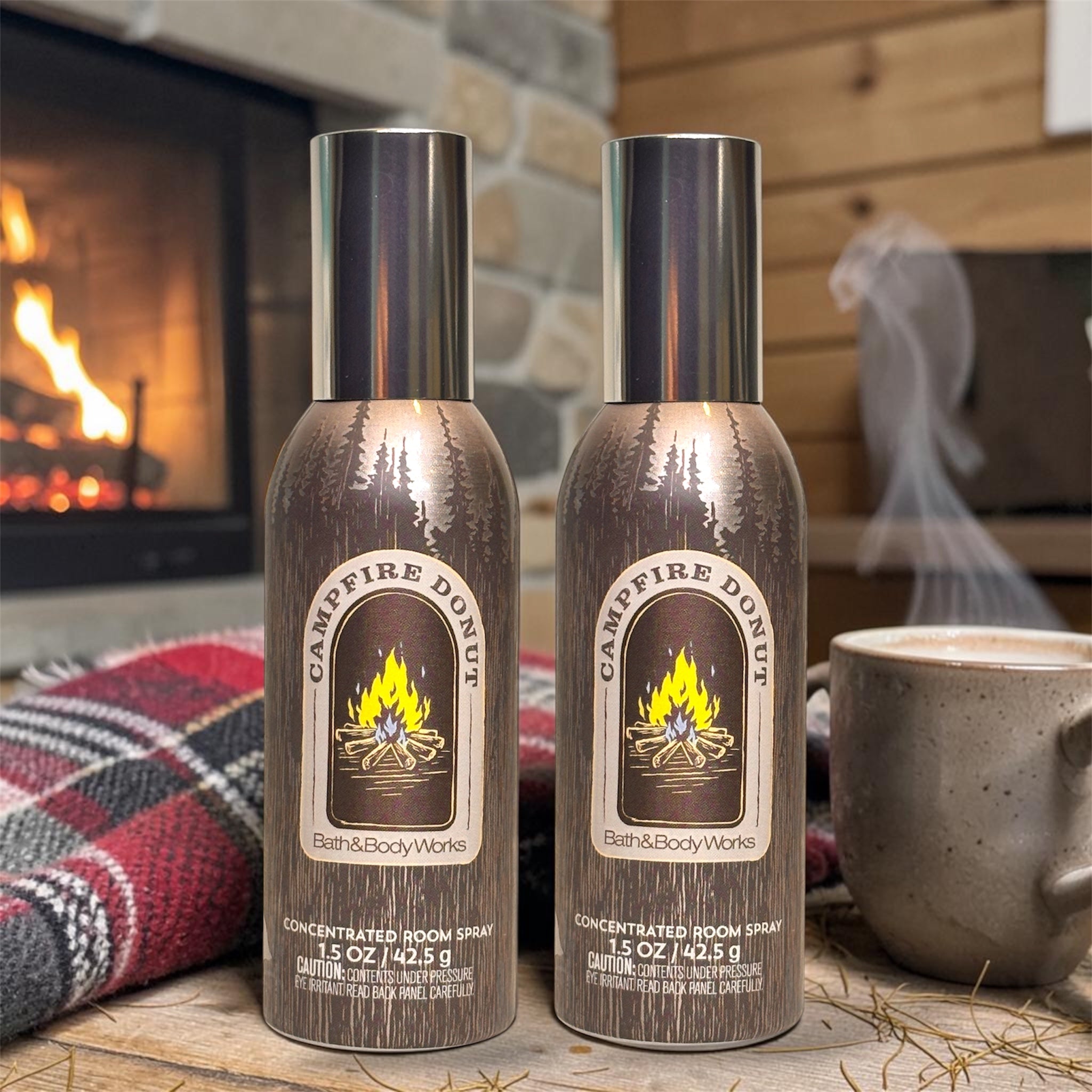 Campfire Donuts Room Spray  set of two 1.5 oz each