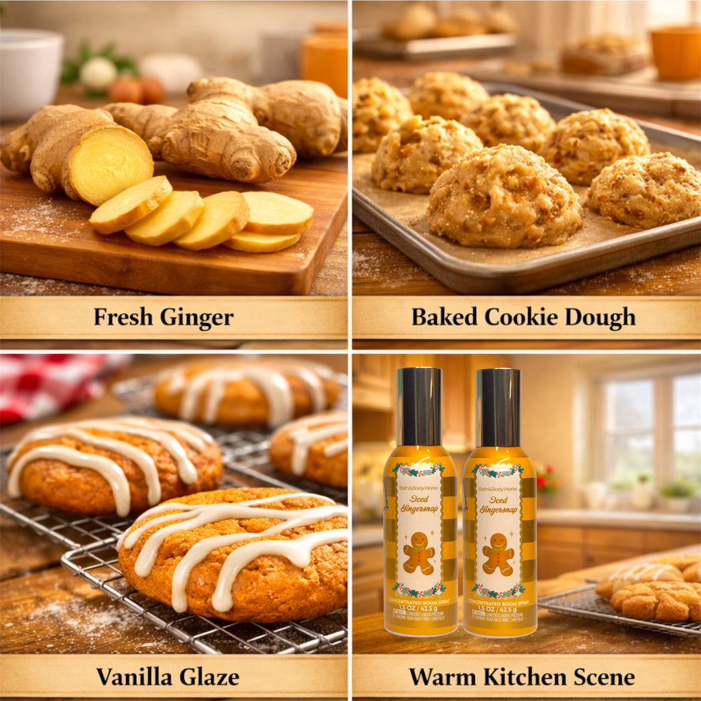 Iced Gingersnap room spray set of Two 1.5oz each