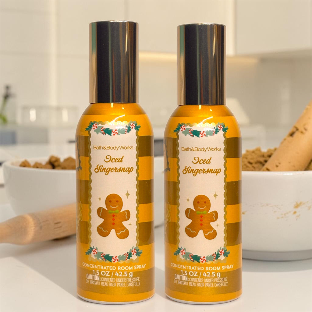 Iced Gingersnap room spray set of Two 1.5oz each