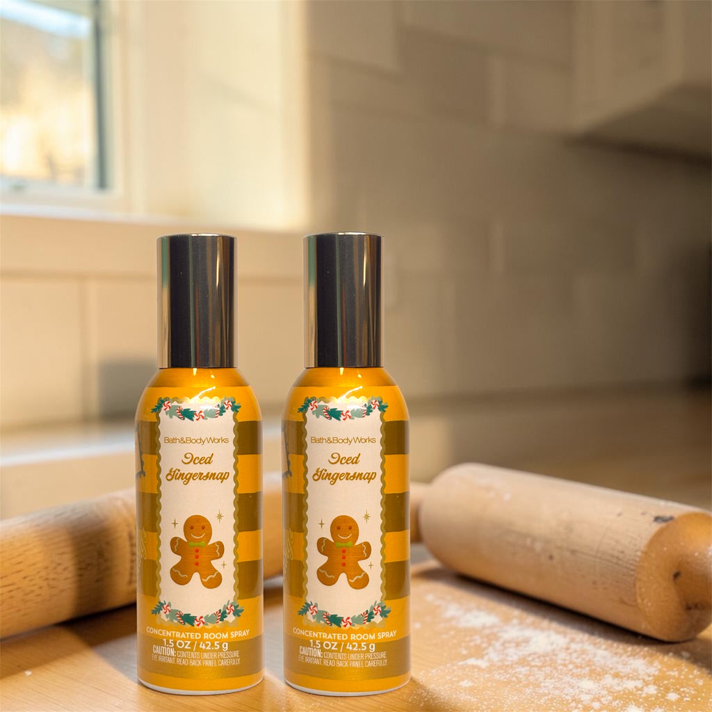 Iced Gingersnap room spray set of Two 1.5oz each