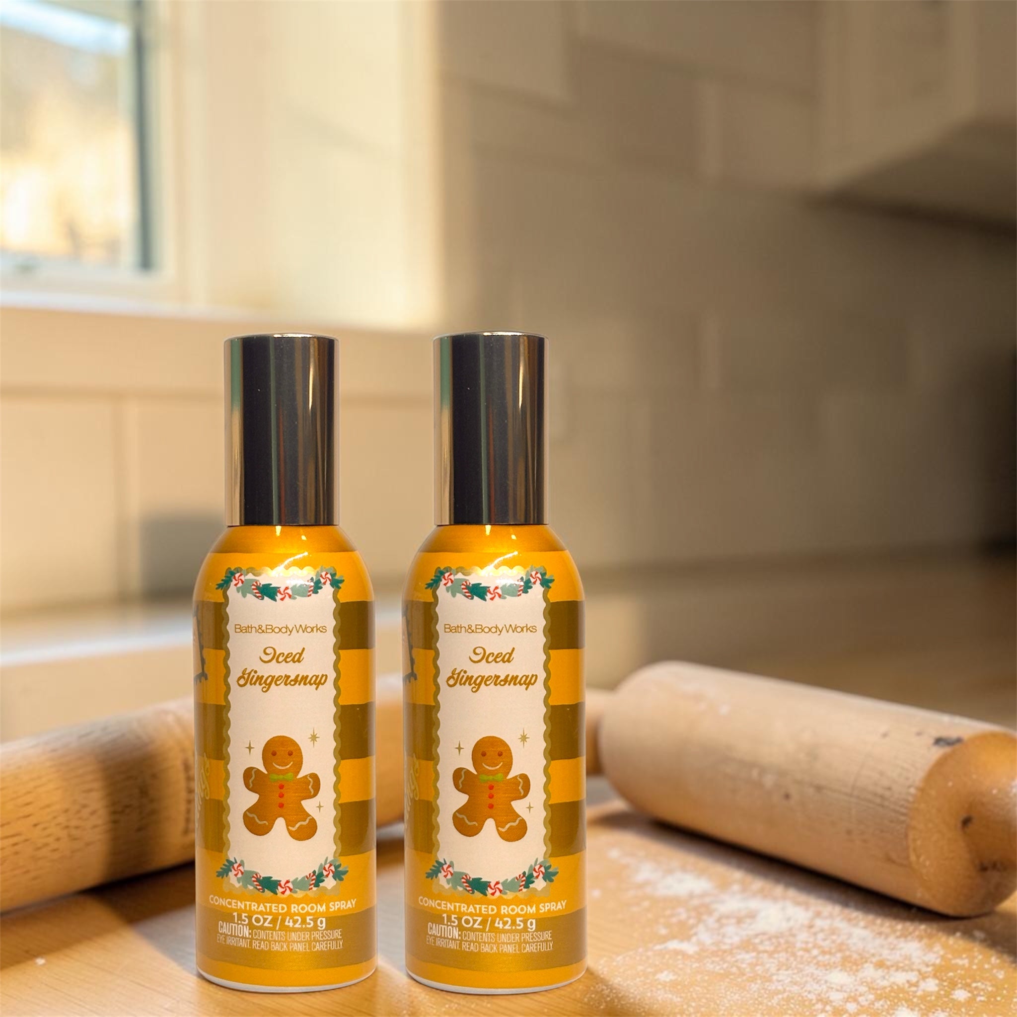 Iced Gingersnap room spray set of Two 1.5oz each