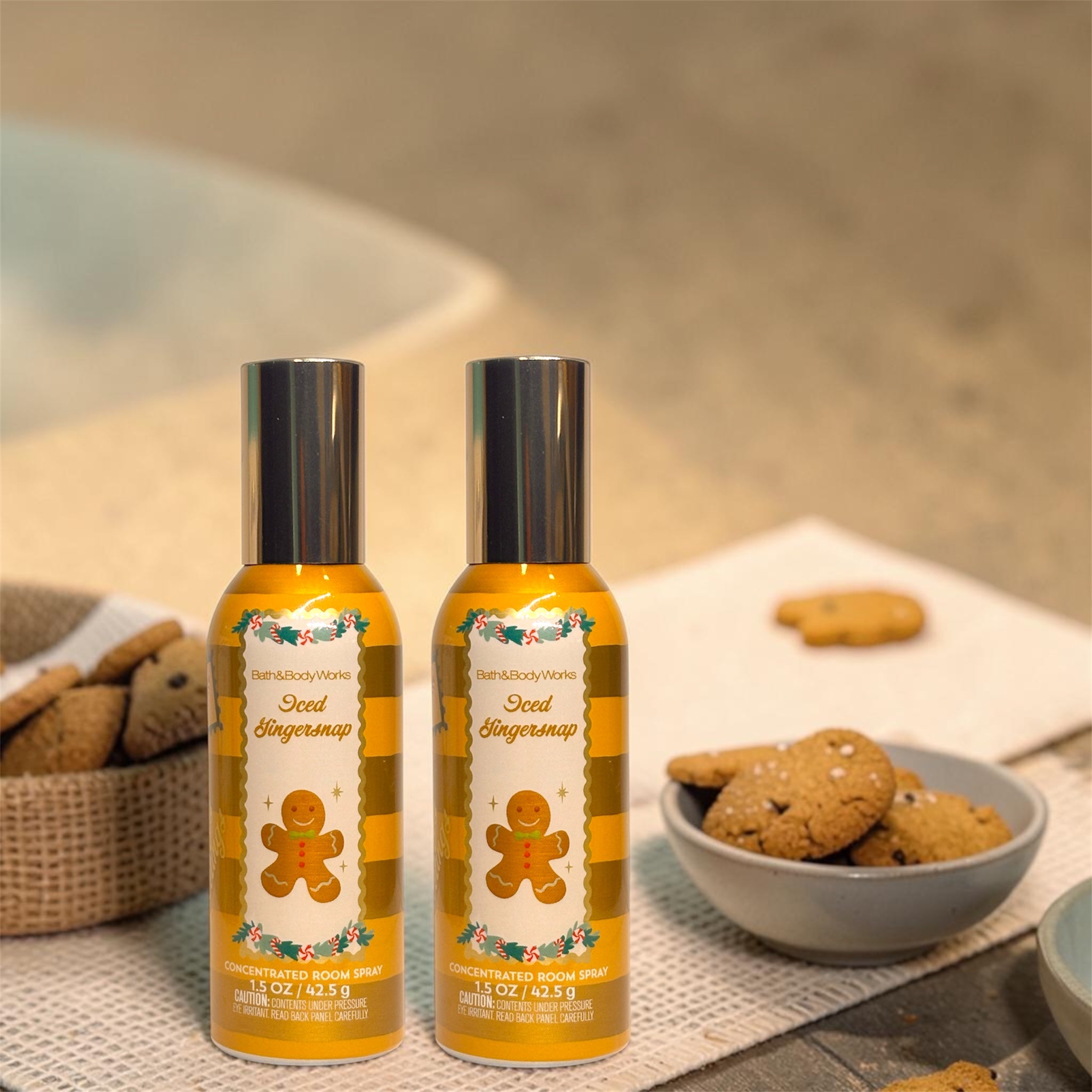 Iced Gingersnap room spray set of Two 1.5oz each