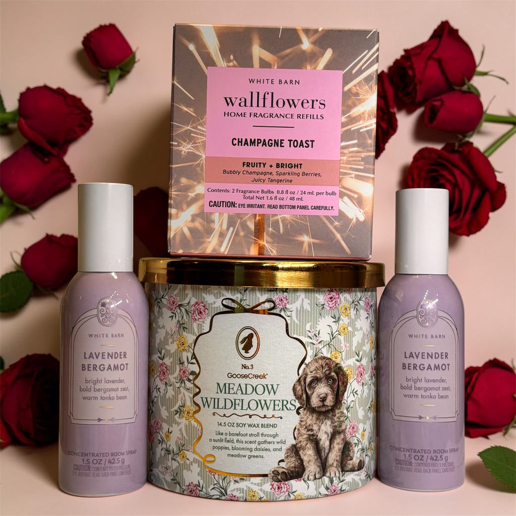Garden Dreams Curated home fragrance gift set featuring four premium scents to transform any space.