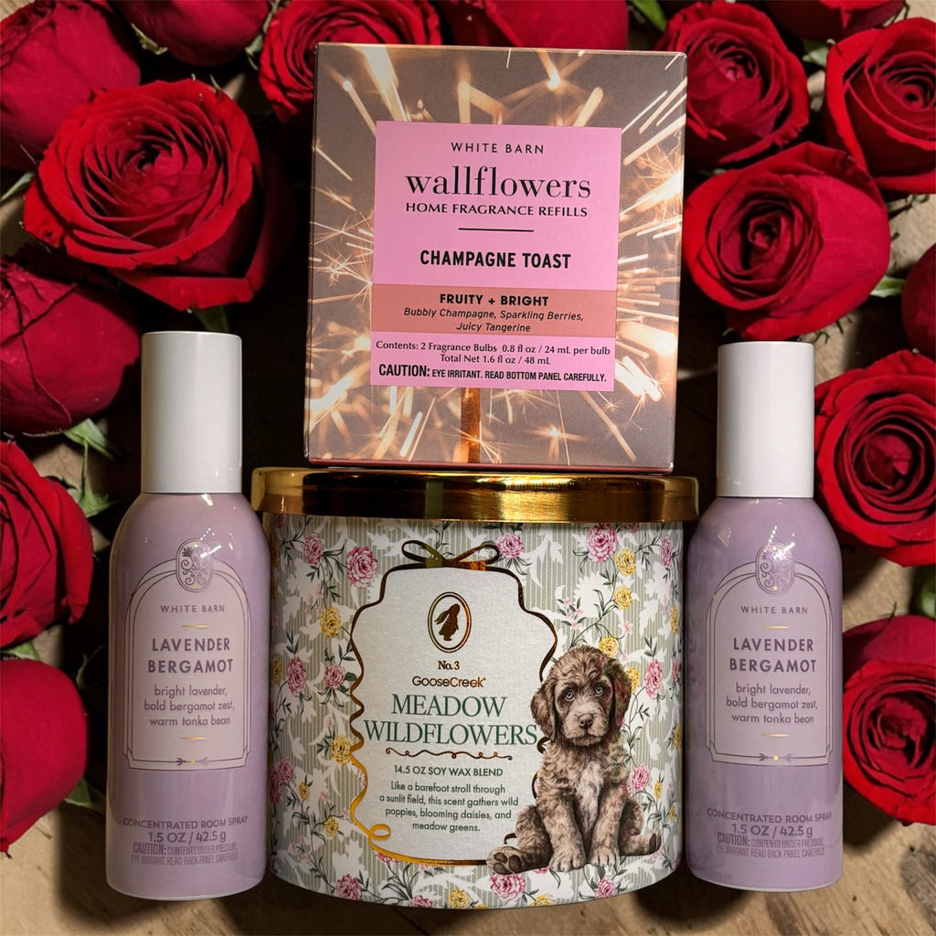 Garden Dreams Curated home fragrance gift set featuring four premium scents to transform any space.