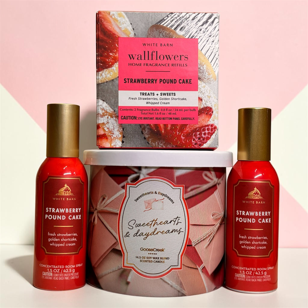 Strawberry Sweet Treat Gift Set | 5-Piece Berry Home Fragrance Collection