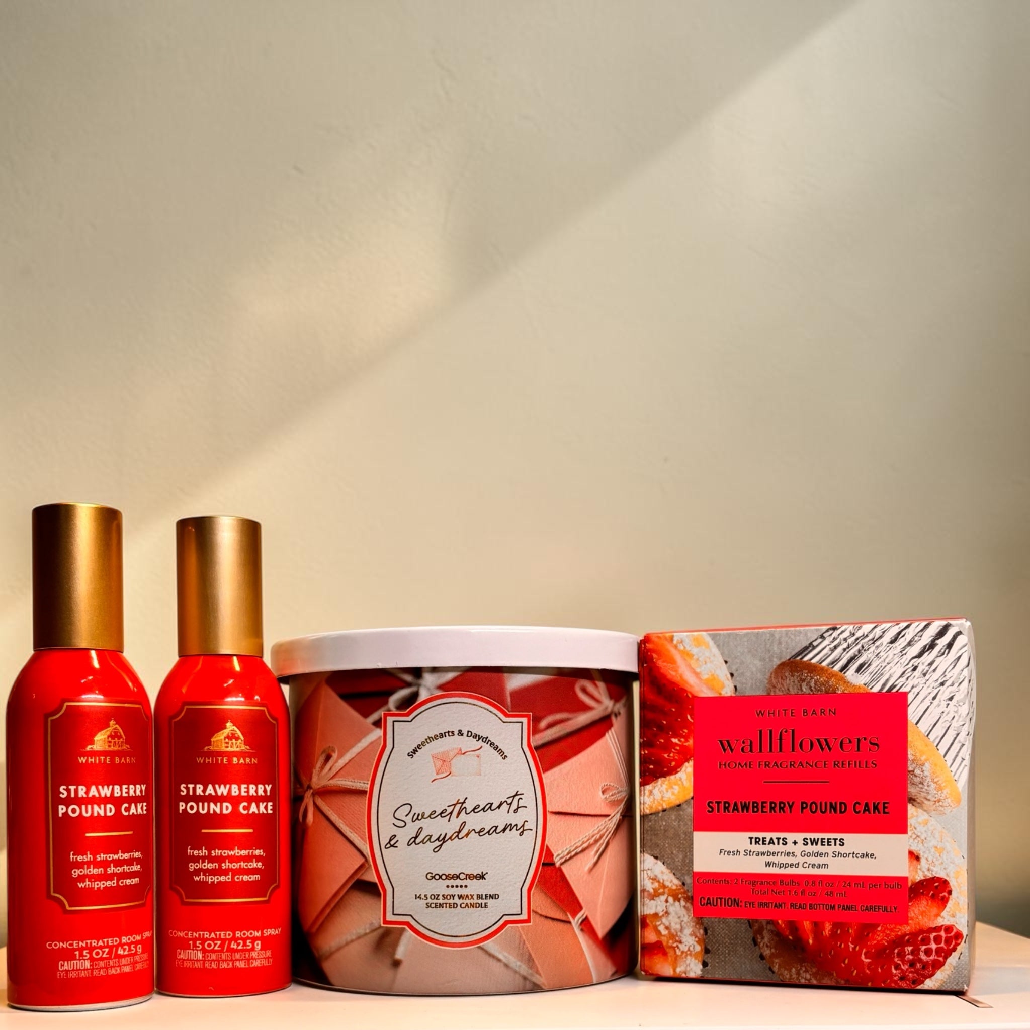 Strawberry Sweet Treat Gift Set | 5-Piece Berry Home Fragrance Collection