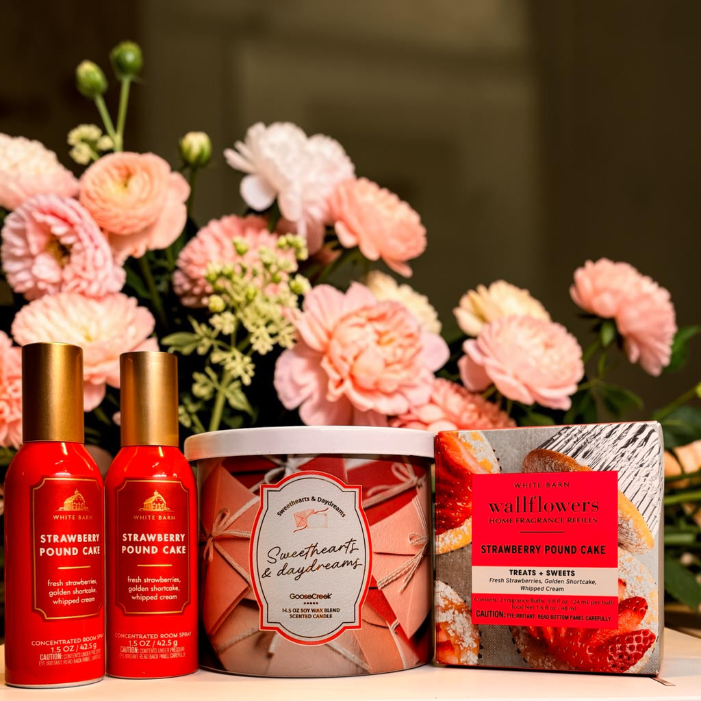 Strawberry Sweet Treat Gift Set | 5-Piece Berry Home Fragrance Collection