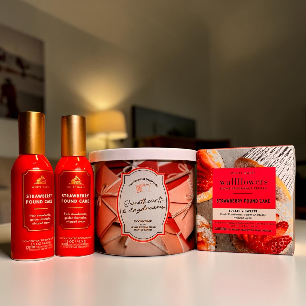 Strawberry Sweet Treat Gift Set | 5-Piece Berry Home Fragrance Collection