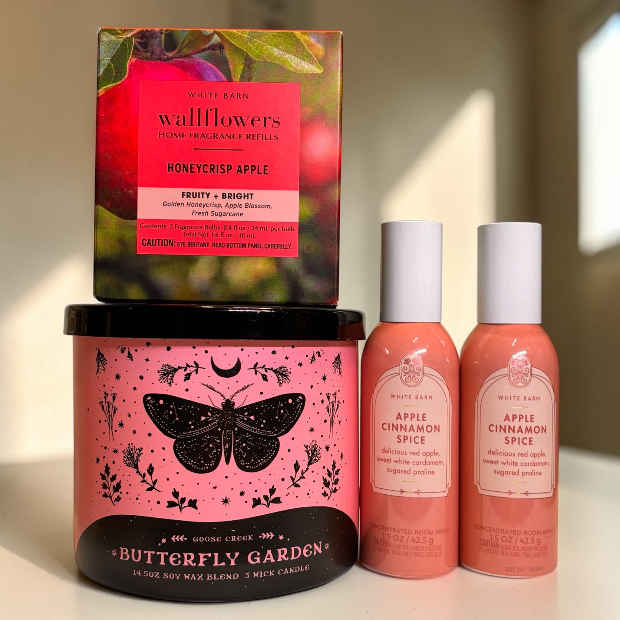 Butterfly Garden & Apple Spice Gift Set | 5-Piece Home Fragrance Collection