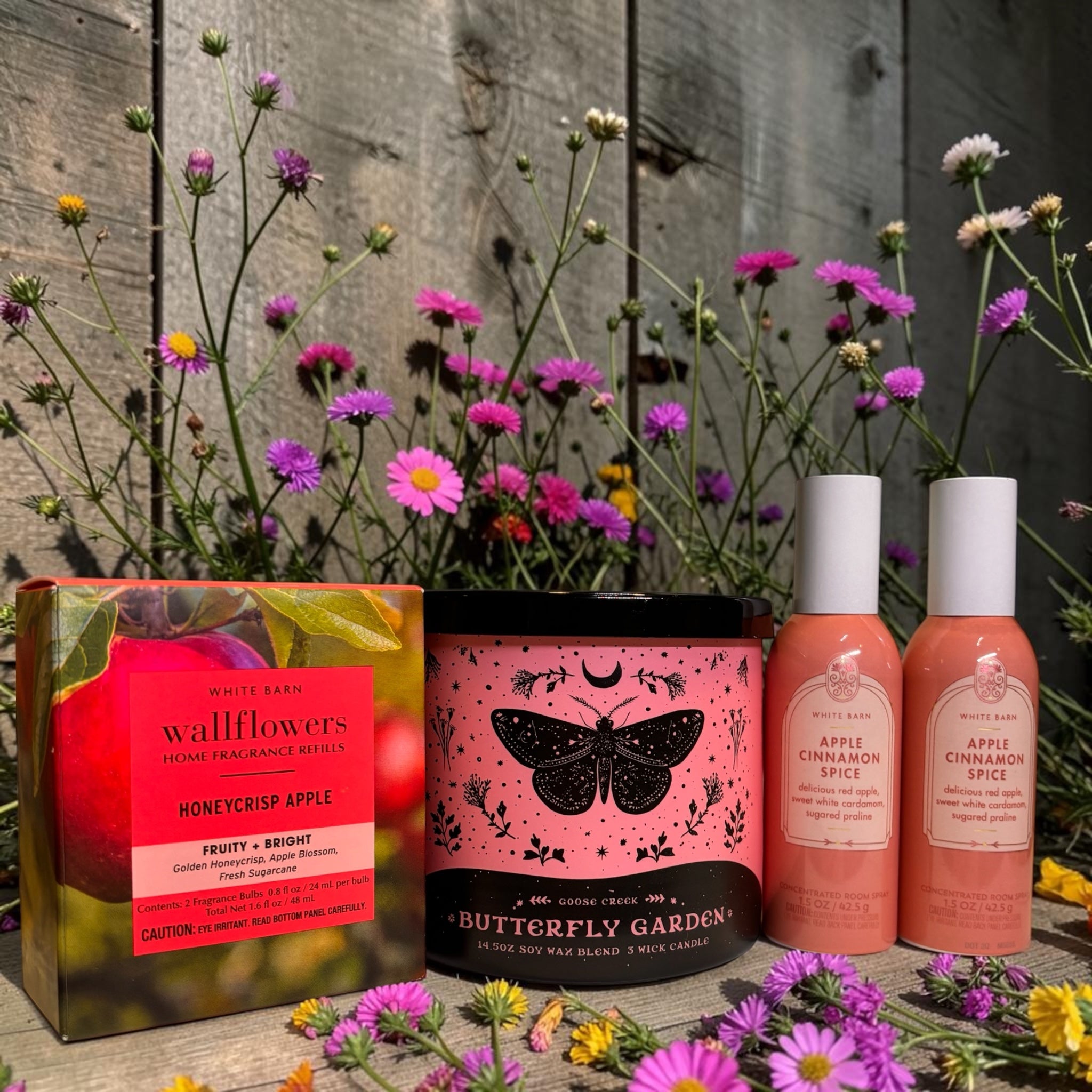 Butterfly Garden & Apple Spice Gift Set | 5-Piece Home Fragrance Collection