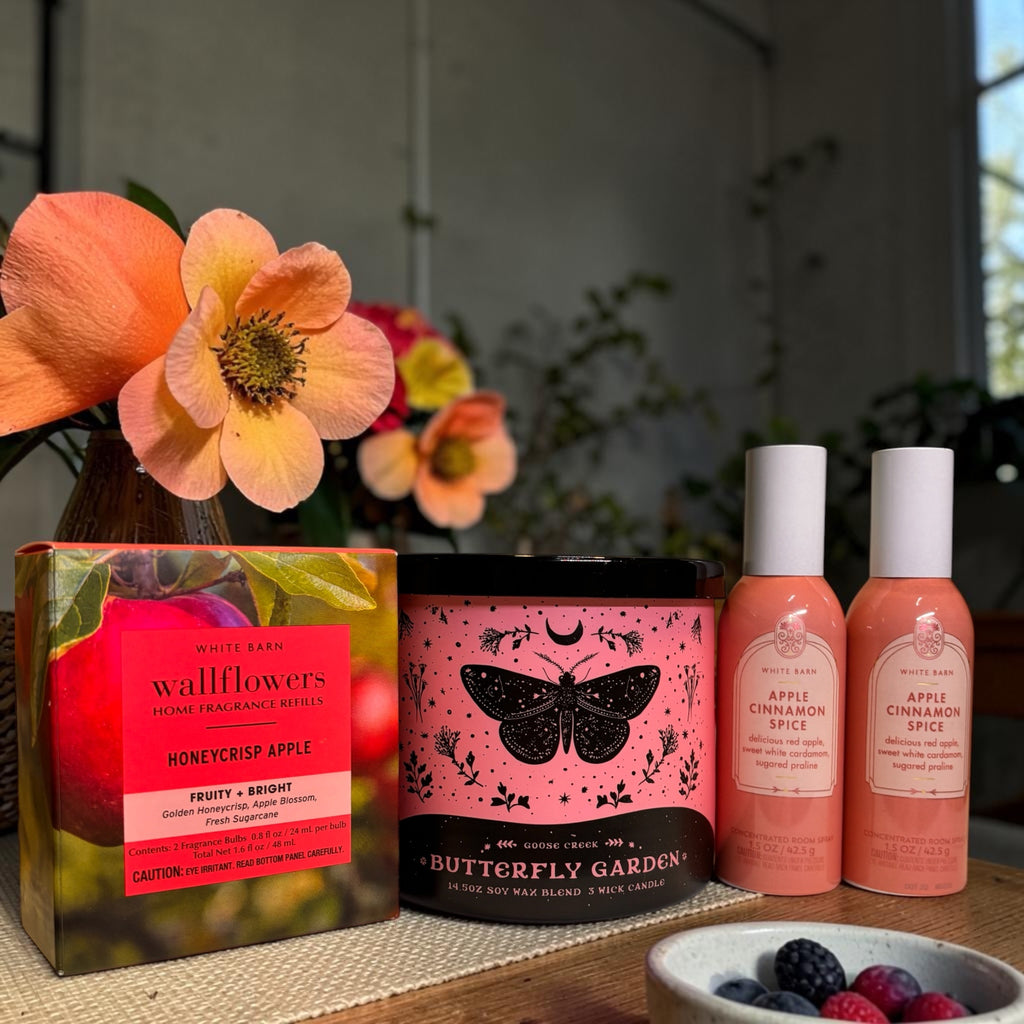 Butterfly Garden & Apple Spice Gift Set | 5-Piece Home Fragrance Collection