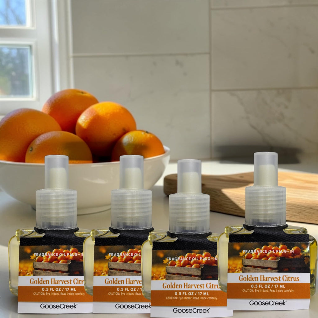 Golden Harvest Citrus Fragrance Oil Plug-In Refill, 0.5 FL OZ / 17 ML